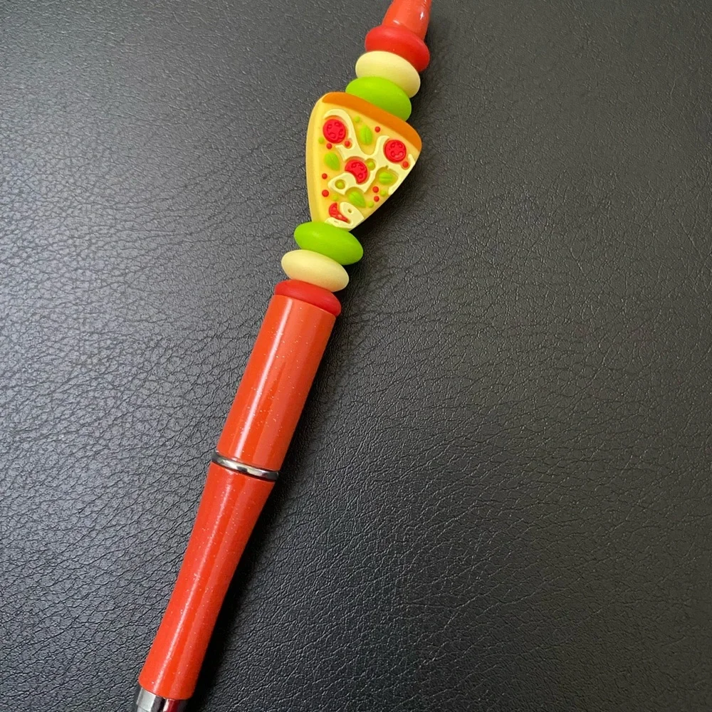 Hand Crafted Colorful Pizza Pen